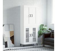 vidaXL Highboard White 69.5x34x180 cm Engineered Wood