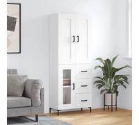 vidaXL Highboard White 69.5x34x180 cm Engineered Wood