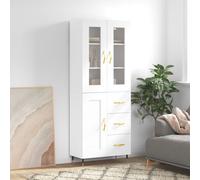 Highboard Sideboard Tall Storage Cabinet Side Cabinet Engineered Wood vidaXL