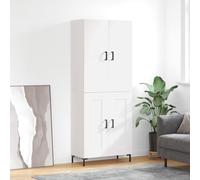 vidaXL Highboard White 69.5x34x180 cm Engineered Wood