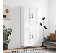 vidaXL Highboard White 69.5x34x180 cm Engineered Wood