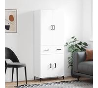 vidaXL Highboard White 69.5x34x180 cm Engineered Wood