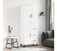 vidaXL Highboard White 69.5x34x180 cm Engineered Wood