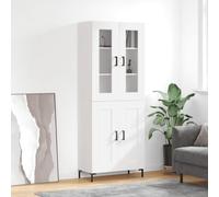 vidaXL Highboard White 69.5x34x180 cm Engineered Wood