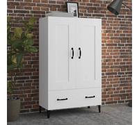 Vidaxl Highboard White 70X31X115 Cm Engineered Wood