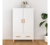 Vidaxl Highboard White 70X31X115 Cm Engineered Wood