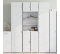 vidaXL Highboard White 70x42.5x185 cm Engineered Wood