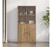 Highboard with Doors Artisian Oak 68x37x142 cm Engineered Wood vidaXL