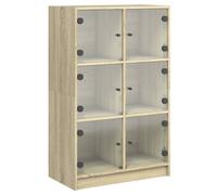Modern Highboard with Doors Sideboard Storage Cupboard Engineered Wood vidaXL