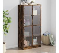 Highboard with Doors Bookshelf Storage Rack Cabinet Engineered Wood vidaXL