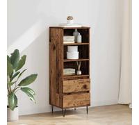 vidaXL Highboard with Drawer Old Wood 40 x 36 x 110 cm Engineered Wood