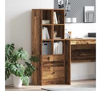 vidaXL Highboard with Drawer Old Wood 45.5 x 34 x 127 cm