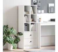 vidaXL Highboard with Drawer White 45.5 x 34 x 127 cm