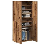vidaXL Highboard with Shelf Old Wood 80 x 39 x 178 cm Engineered wood, Modern Rectangular Highboard, Elegant Living Room Storage Unit, Stylish