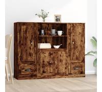 Highboards Storage Cabinet Side Cabinets Cupboard 3 pcs Engineered Wood vidaXL