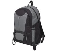 vidaXL Hiking Backpack 40 L Black and Grey
