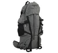 vidaXL Hiking Backpack Grey 60 L Oxford Fabric