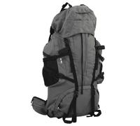 vidaXL Hiking Backpack Grey 80 L Oxford Fabric