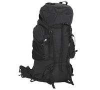 vidaXL Hiking Backpack Lightweight Travel Rucksack Black 100 L Oxford Fabric