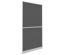 vidaXL Hinged Insect Screen for Doors White 100x215cm Fly Mesh Guard Curtain