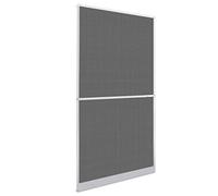 vidaXL Hinged Insect Screen for Doors White Fiberglass Mesh Fly Fiberglass Net