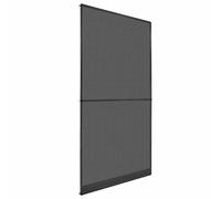 vidaXL Insect Screen with Hinged Anthracite and Black 120 x 240 cm Modern Rectangular Pest Control Screen Air Door Protector with Hinges