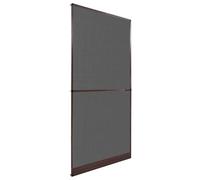 vidaXL Hinged Insect Screen Manual Brown and Black 100 x 215 cm
