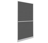 vidaXL Foldable Insect Filter, White and Black, 100 x 215 cm, Modern, Rectangular Screen for Pest Control, Angled Airspace Doors, Weatherproof Outdoor Cover, DIY Fibreglass Mesh