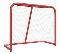 vidaXL Hockey Goal Red and White 183x71x122 cm Polyester