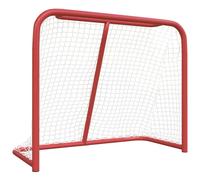 vidaXL Hockey Goal Red and White 183x71x122 cm Polyester Filed Hockey Goal