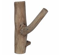 vidaXL Hook Brown 4 x 4 x 14 cm Solid Reclaim Wood, Living Room, Cozy Spaces for