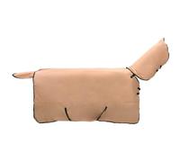 vidaXL Horse Blanket Cappuccino 155 cm Polyester, Modern, Waterproof Blanket, Equestrian Gear, Warm Horse Cover, Outdoor Sheet, Pet Riding, Stable