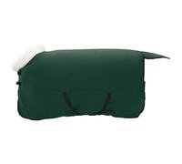 vidaXL Horse Blanket Fleece 145 cm Horse Blanket Modern Warm Weather Resistant Adjustable Stable Dark Green