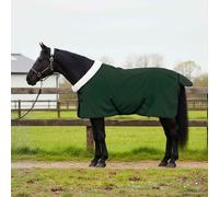 vidaXL Fleece Horse Blanket 85 cm Modern Equipment Weatherproof Adjustable Dark Green