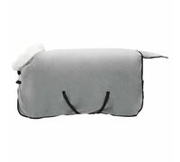 vidaXL Horse Blanket Full Light Grey 75 cm Polar fleece, Modern Equestrian Gear, Warm Horse Blanket, Weatherproof, Adjustable Cover, Fleece, Stable