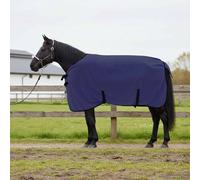 vidaXL Horse Blanket Navy Blue Polyester