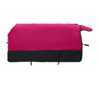 vidaXL Pink and Black Horse Blanket 125cm Modern Polyester Waterproof Cover Winter Clothes Machine Washable Pet Blanket