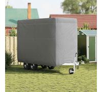 vidaXL Horse Trailer Cover Grey 376x168x240 cm Non-woven Fabric