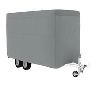 vidaXL Horse Trailer Cover Grey 376x168x240 cm Non-woven Fabric