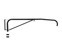 vidaXL Hose Boom Wall Mounted Black Steel