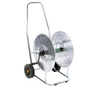 vidaXL Hose Reel Cart for 80 m 3/4" Hose Garden Hose Cart Hose Trolley Steel