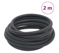 vidaXL Hybrid Air Hose Black 0.6" 2 m Rubber and PVC