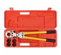 vidaXL Hydraulic Crimping Pliers with a Storage Case Extensible Lever Arm Ergono