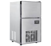 vidaXL Ice Cube Maker with Door Silver 43 x 40 x 71 cm Stainless Steel