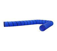 vidaXL Indoor and Outdoor Dog Tunnel, Durable Polyester Pet Play Tunnel in Blue, Easy to Store and Portable for Small Pets