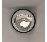 vidaXL Indoor Convex Traffic Mirror Black Ø40 cm Acrylic
