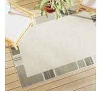 (border, 120 x 180 cm) vidaXL Indoor and Outdoor Rug Short Pile Mat Area Rug Anti Slip Carpet Runner