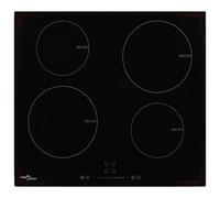 vidaXL Induction Hob with 4 Burners Touch Control Glass 7000W Kitchen Built-in