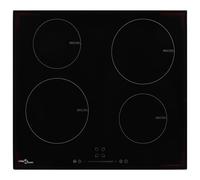 vidaXL Induction Hob with 4 Burners Touch Control Glass 7000W Kitchen Built-in