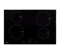 vidaXL Induction Hob with 4 Burners Touch Control Glass 77 cm 7000 W